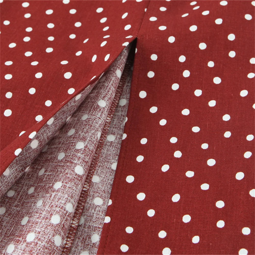 women's dress is fashionable slim and slimming with a polka dot temperament It is a new summer dress
