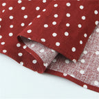 women's dress is fashionable slim and slimming with a polka dot temperament It is a new summer dress