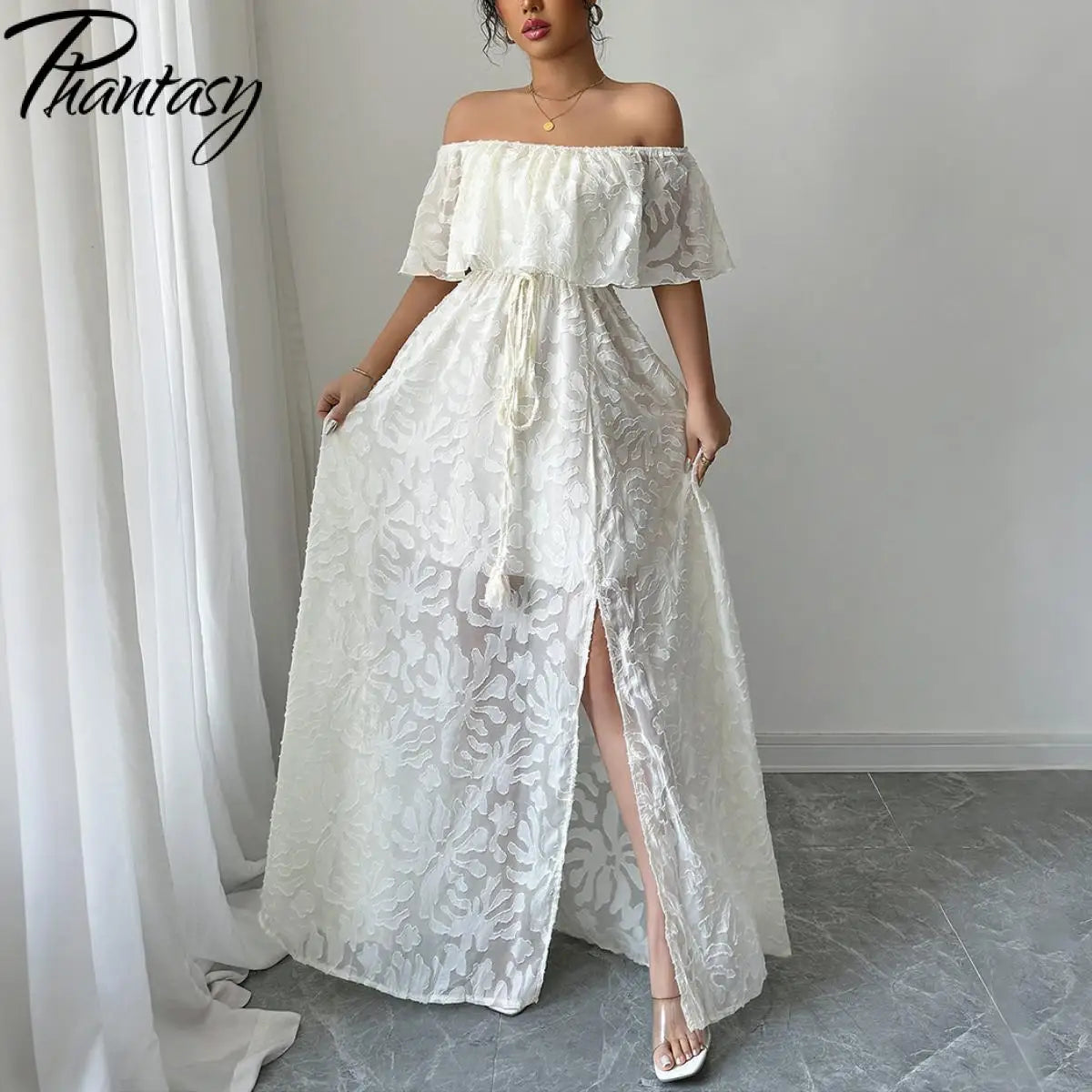 Women's Dresses 2025 Summer White Dress Women Cover-Ups Outfits Boho Hippie Chic Long Maxi Dresses Female Clothes Robe Vestidos