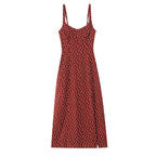 women's dress is fashionable slim and slimming with a polka dot temperament It is a new summer dress