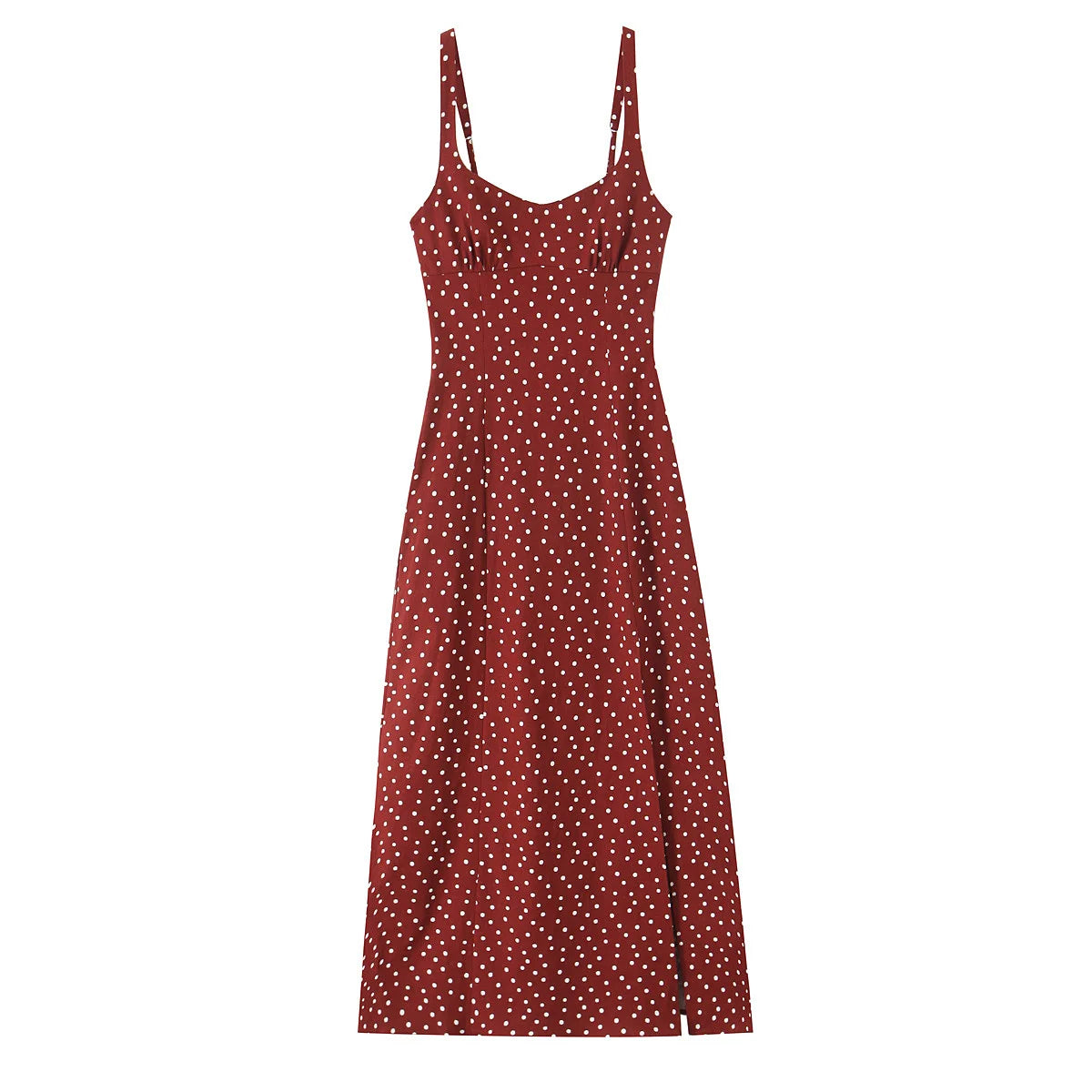 women's dress is fashionable slim and slimming with a polka dot temperament It is a new summer dress