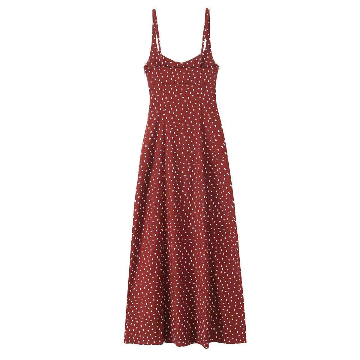 women's dress is fashionable slim and slimming with a polka dot temperament It is a new summer dress