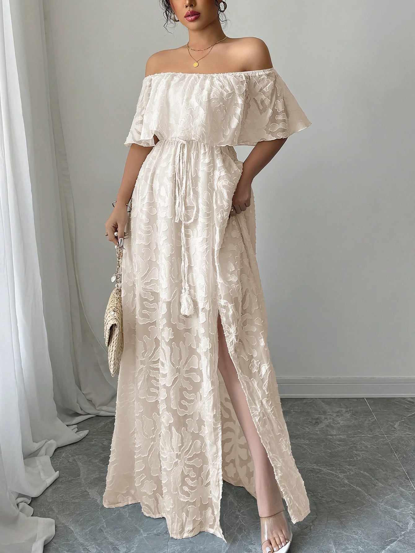 Women's Dresses 2025 Summer White Dress Women Cover-Ups Outfits Boho Hippie Chic Long Maxi Dresses Female Clothes Robe Vestidos